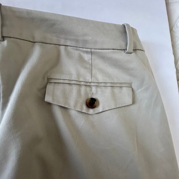 Dockers women's Size 8 34x20 capri Khaki cream beige  stretch - Picture 14 of 14